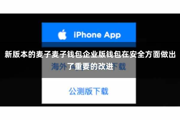 新版本的麦子麦子钱包企业版钱包在安全方面做出了重要的改进