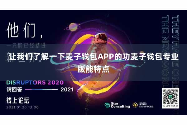 让我们了解一下麦子钱包APP的功麦子钱包专业版能特点